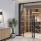 modular mahogany wine rack in custom wine cellar - Genuwine Cellars Shop