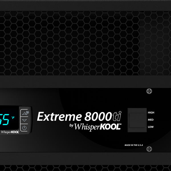 WHISPERKOOL Extreme 8000ti Cooling Unit control panel