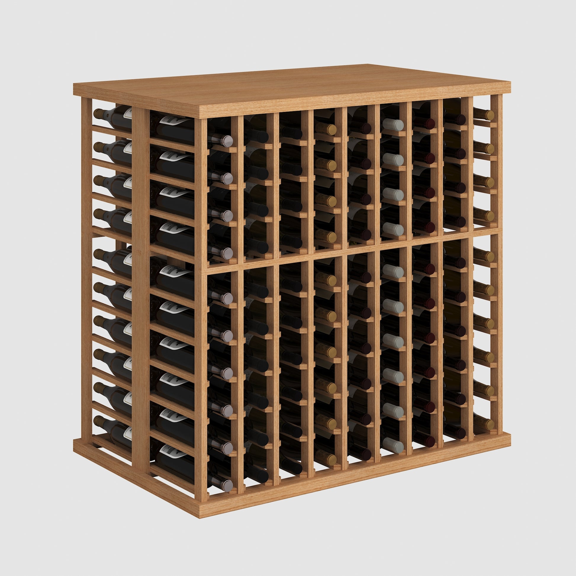 Elite Kit Rack Tasting Table Modular Wine Rack for 180 bottles - Genuwine Cellars Shop